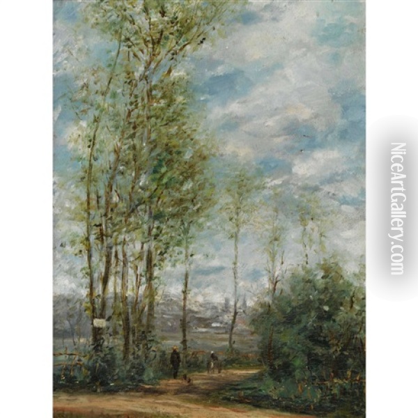 Paysage Oil Painting - Emile Charles Dameron