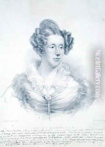 Mary Fairfax Greig Somerville 1780-1872 Oil Painting - Thomas Phillips