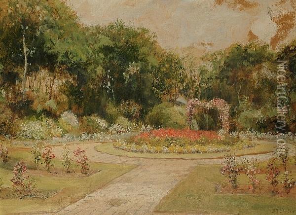 Whitley Park Oil Painting - John Falconar Slater