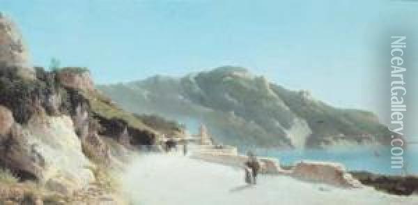 Paesaggio Costiero Oil Painting - Francesco, Lord Mancini