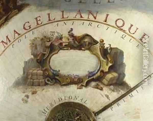 Terrestrial globe 54 Oil Painting - Vincenzo Maria Coronelli