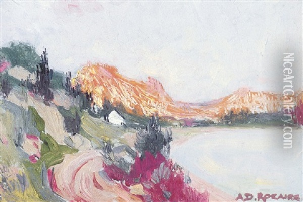 Lake St. Joseph, Quebec Oil Painting - Arthur Dominique Rozaire