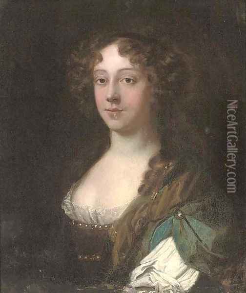 Portrait of a lady, traditionally identified as Lady Middleton Oil Painting - Mary Beale