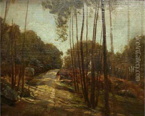Paysage En Sous Bois Oil Painting - Henri-Joseph Harpignies
