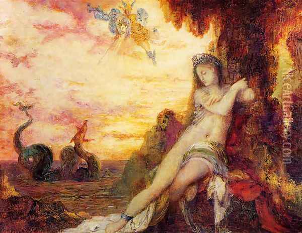 Perseus and Andromeda I Oil Painting - Gustave Moreau