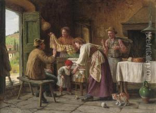A Matter Of Taste Oil Painting - Giovanni Sandrucci