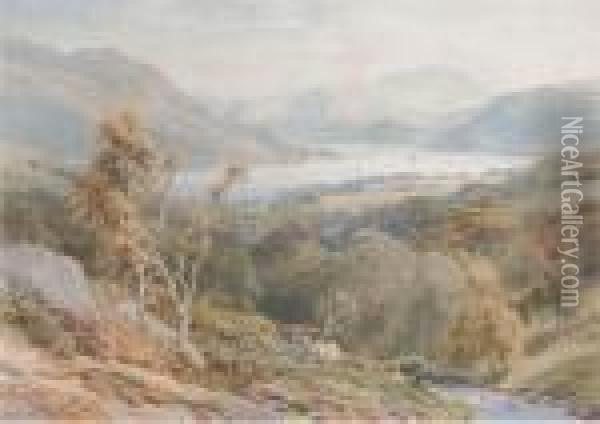 The Lake District Oil Painting - Harry Sutton Palmer