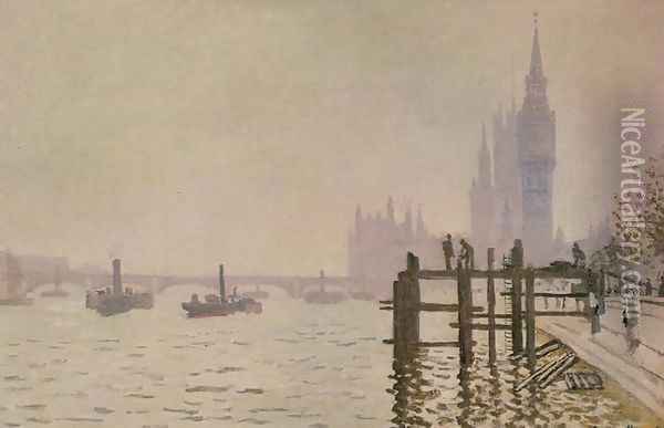 Westminster Bridge Oil Painting - Claude Oscar Monet