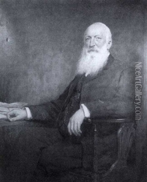 Portrait Of James Wyllie, Esq. Oil Painting - John Henderson