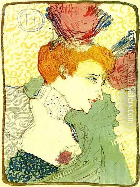 The Actress Marcelle Lender Oil Painting - Henri De Toulouse-Lautrec