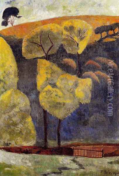 The Blue Valley Oil Painting - Paul Serusier