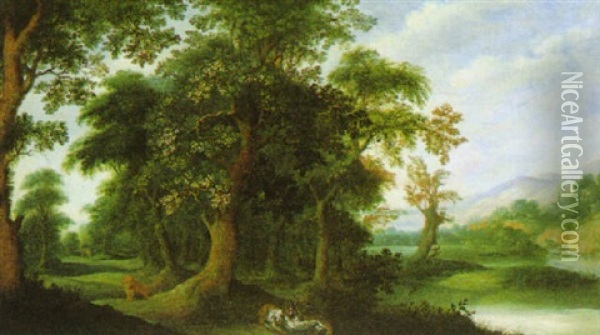 Das Paradies Der Tiere Oil Painting - Jan Brueghel the Elder