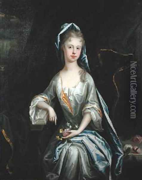 Portrait of a Lady Oil Painting - James Francis Maubert