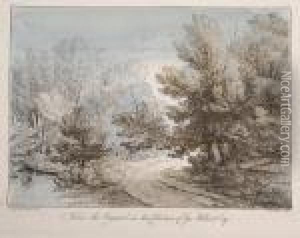 A Collection Of Prints, Illustrative Of English Scenery Oil Painting - Thomas Gainsborough