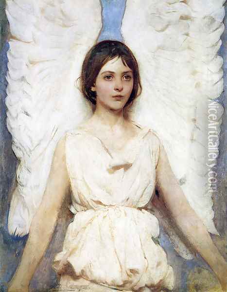 Angel Oil Painting - Abbott Handerson Thayer