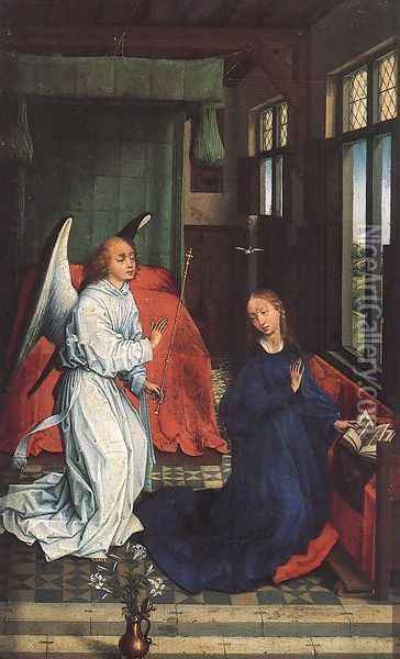 Annunciation Oil Painting - Rogier van der Weyden