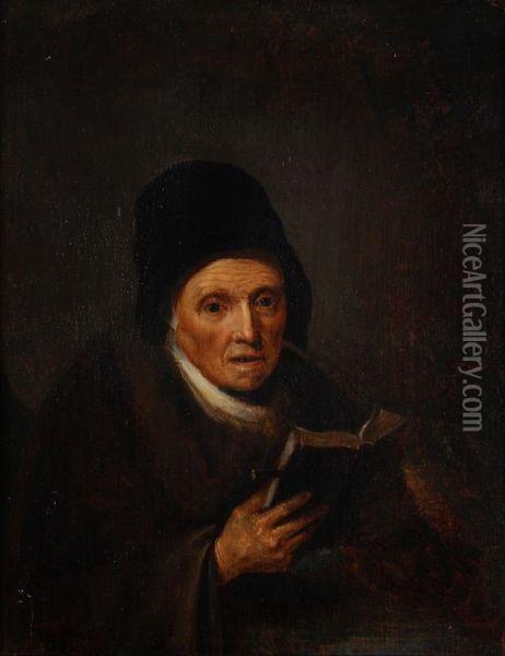 Femme Lisant La Bible Oil Painting - Rembrandt Van Rijn