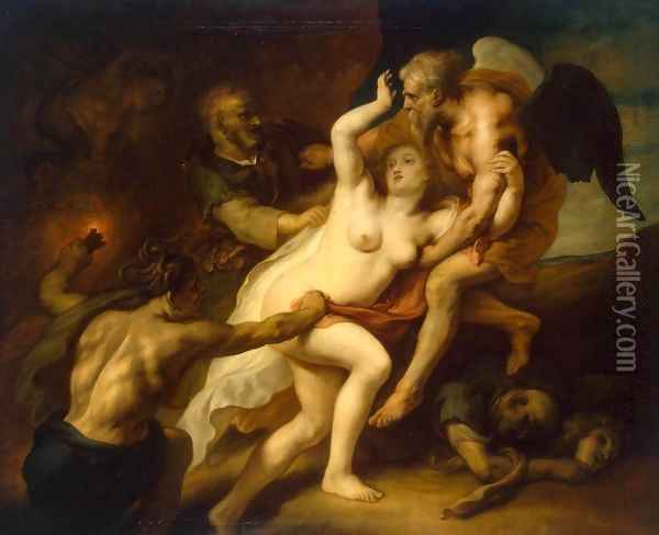 Time Reveals the Truth Oil Painting - Theodor Van Thulden