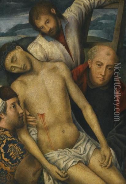 The Deposition Of Christ Oil Painting - Hans Memling