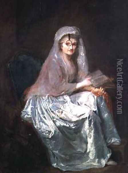 Self Portrait 1776-1777 Oil Painting - Anna Dorothea (Therbusch) Lisiewska