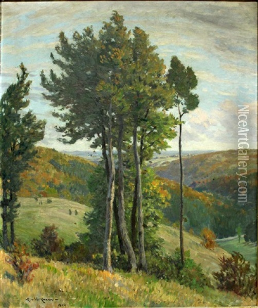 Herbst Klange Oil Painting - Hans Richard Von Volkmann