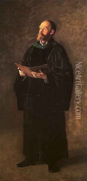 The Dean's Roll Call 1899 Oil Painting - Thomas Cowperthwait Eakins