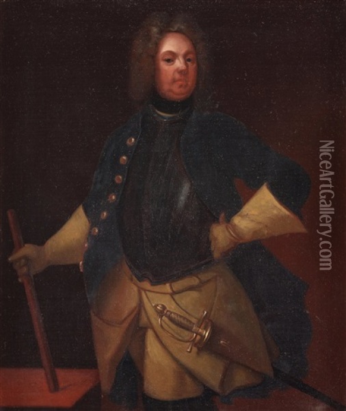 General Hans Henric Von Essen (1755-1824) Oil Painting - Carl Stefan Bennet
