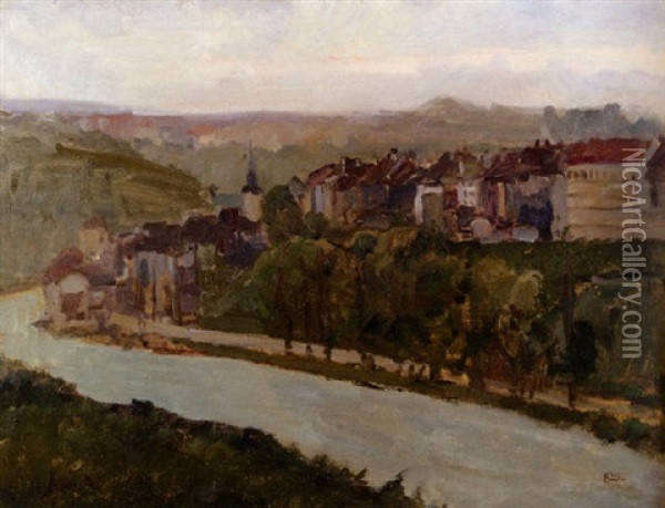 A View Of Bern Oil Painting - Isaac Israels