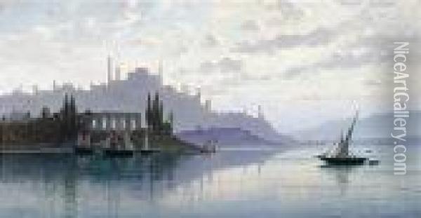 Constantinopoli Oil Painting - Hermann David Salomon Corrodi