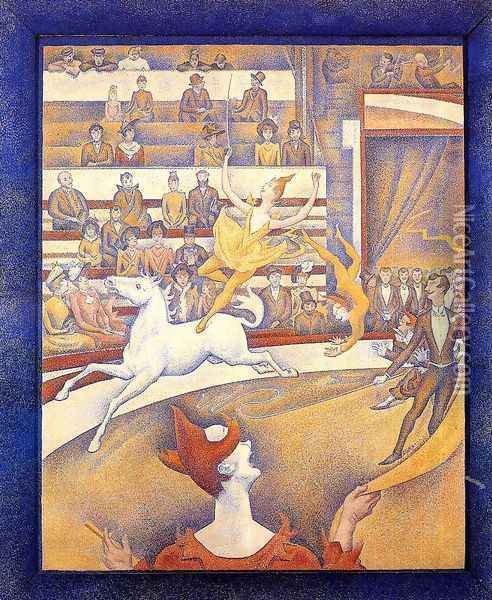 The Circus Oil Painting - Georges Seurat