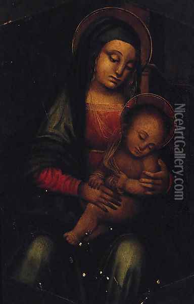 The Madonna and Child Oil Painting - Lombard School
