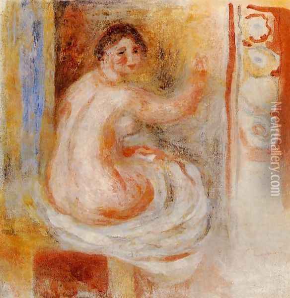 Nude Oil Painting - Pierre Auguste Renoir