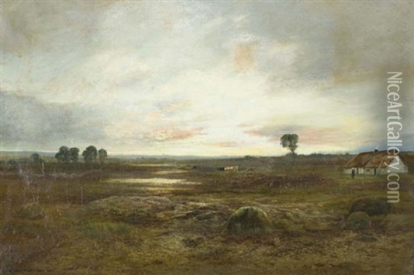 Moorland...invernessshire Oil Painting - William Beattie-Brown