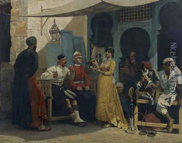 Great Britain in Egypt Oil Painting - Walter Charles Horsley