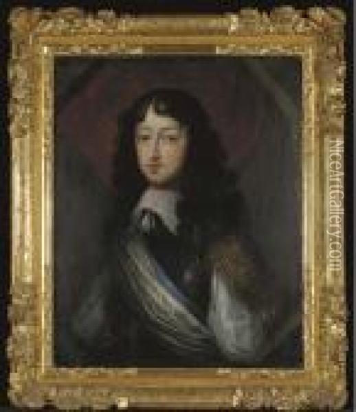 Portrait De Philippe De France, Duc D'orleans, Frere De Louisxiv Oil Painting - Philippe de Champaigne