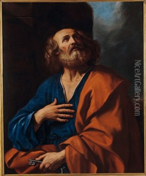 San Pietro Oil Painting -  Guercino