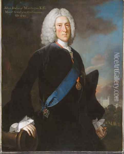 General John 2nd Duke of Montagu Oil Painting - George Knapton