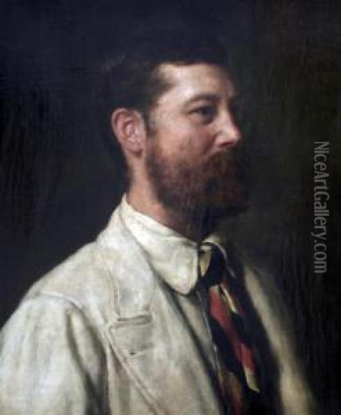 Portrait Of Sir William Rose Oil Painting - John Maler Collier