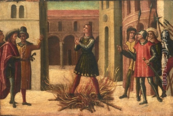Martyre D'un Saint Oil Painting - Lazzaro di Jacopo Bastiani