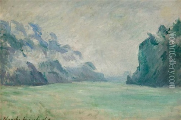 Lac De Montagne Oil Painting - Blanche Hoschede-Monet