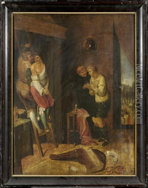 The Execution Oil Painting - Franz Franken Der Jungere