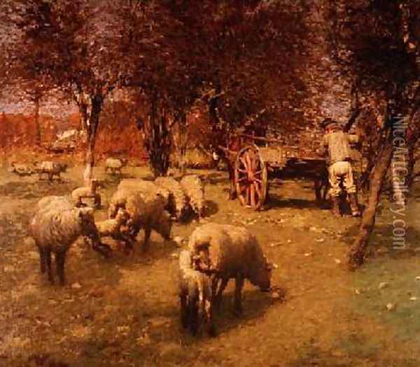 The Month of March Oil Painting - Henry Herbert La Thangue