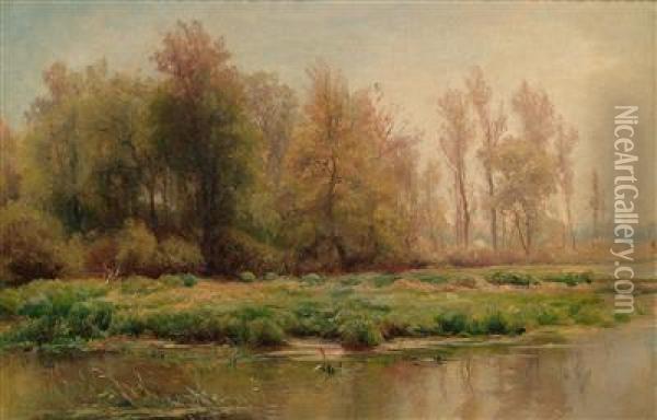 Moorlandschaft Oil Painting - Hendrik D. Kruseman Van Elten