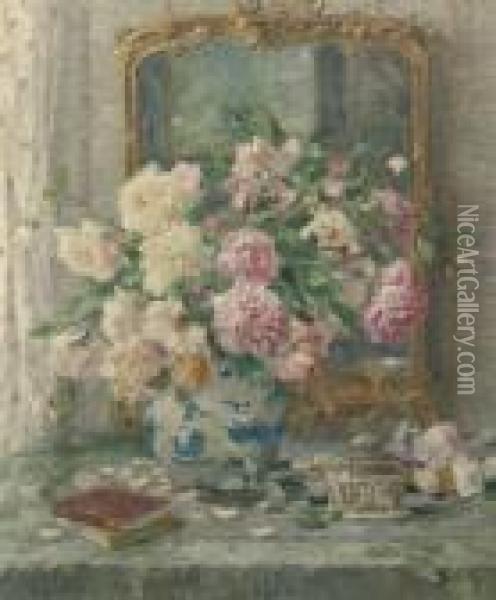 Flowering Roses Oil Painting - Evert Pieters