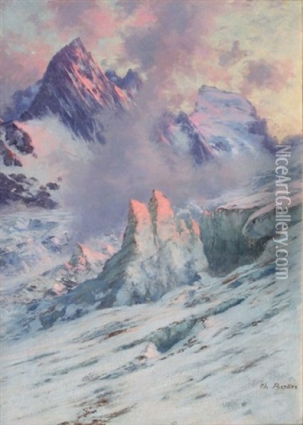 La Grande Saigne Oil Painting - Charles Alexandre Bertier
