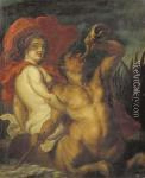 The Rape Of Deijaneira Oil Painting - Peter Paul Rubens