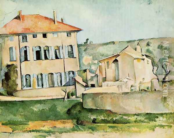 The Jas De Bouffan2 Oil Painting - Paul Cezanne