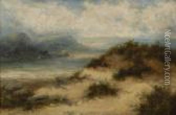 Sand Dunes Oil Painting - William Langley