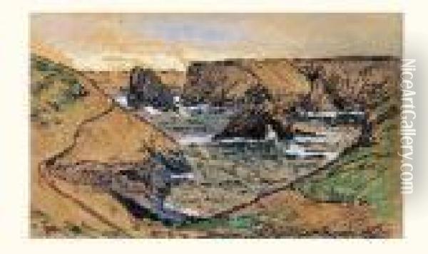 Belle-ile Oil Painting - Maxime Maufra