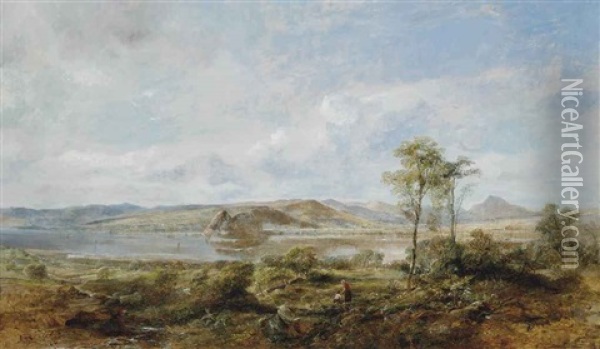 Dunbarton Rock Oil Painting - Samuel Bough